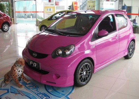 Тюнинг авто BYD F0 Hello Kitty Edition Тюнинг авто BYD F0 Hello Kitty Edition