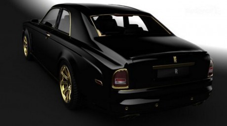 Золотое авто Rolls-Royce Phantom Gold Edition Золотое авто Rolls-Royce Phantom Gold Edition