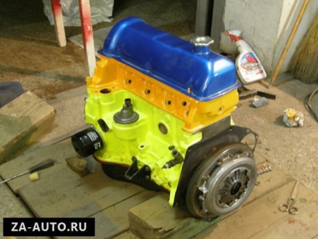 Тюнинг ВАЗ 2106 : "Разноцветный мотор" Тюнинг ВАЗ 2106 : "Разноцветный мотор"