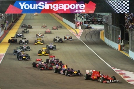 Формула 1:Гран При Сингапура- Гонка за Алонсо