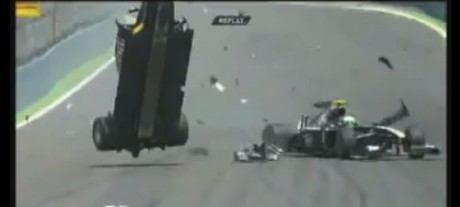 авария Марк Веббер Формула 1