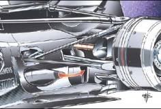 Выдувной диффузор от Red Bull на Ferrari