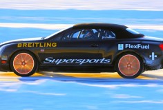 Авто  : Мировой рекорд скорости на льду