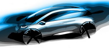 BMW показала первый набросок электрокара Megacity Vehicle