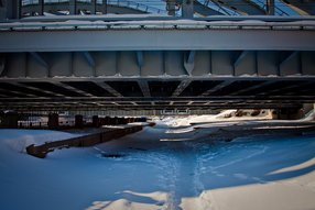 Мониторинг дорожных работ: под Американскими мостами уже можно ездить