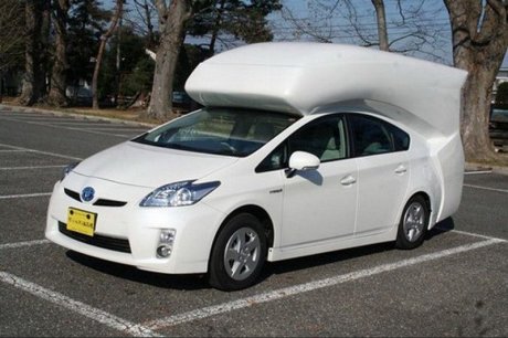 Авто кемпинг из Toyota Prius