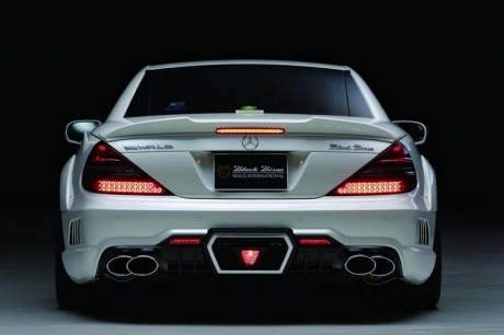 Тюнинг авто Mercedes-Benz R230 SL-Class Black Bison от Wald International 