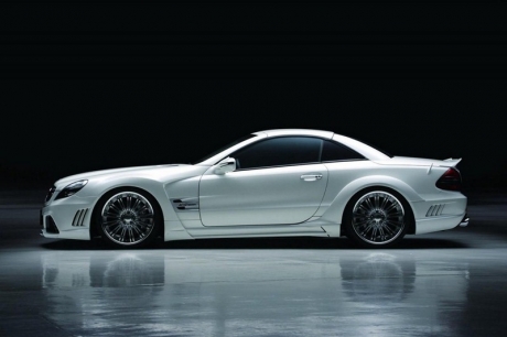 Тюнинг авто Mercedes-Benz R230 SL-Class Black Bison от Wald International 