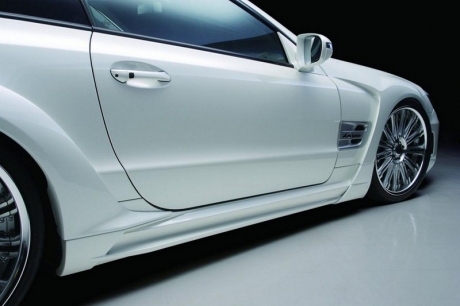 Тюнинг авто Mercedes-Benz R230 SL-Class Black Bison от Wald International 