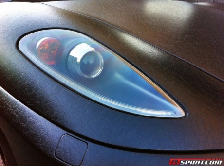 Кожаный тюнинг авто Ferrari F430 от Dartz