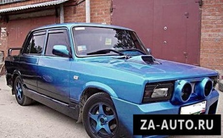 Тюнинг ВАЗ 2105 : "Синяя Молния"