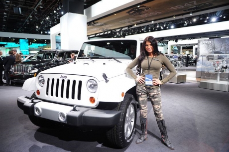Автосалон в Детройте 2011 : Девушки 