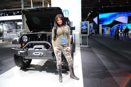 Автосалон в Детройте 2011 : Девушки 