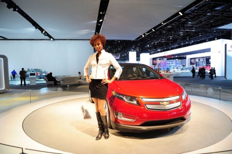 Автосалон в Детройте 2011 : Девушки 