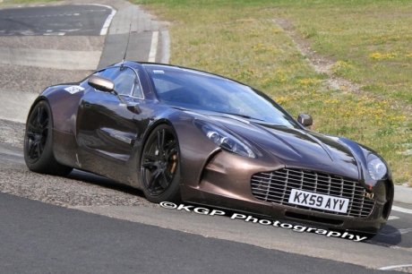Aston Martin One-77 на трассе Нюрбургринг