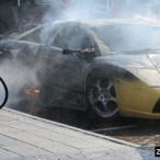 Lamborghini Murcielago сгорел в Голандии
