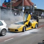 Lamborghini Murcielago сгорел в Голандии