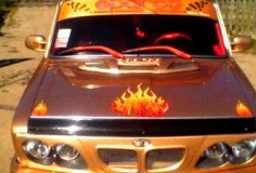 Тюнинг ВАЗ 2106 : “Золотое пламя” (фото)