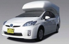 Авто кемпинг из гибридного Toyota Prius