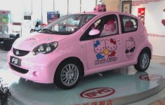 Тюнинг авто BYD F0 Hello Kitty Edition