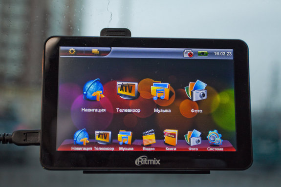 Автонавигатор Ritmix RGP-586 TV