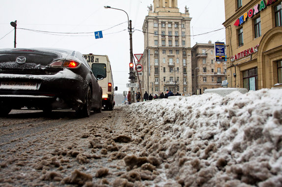 Петербург опять не справился со снегом