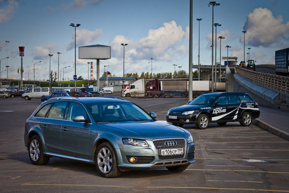 Audi A4 Allroad vs Subaru Outback: сталкеры