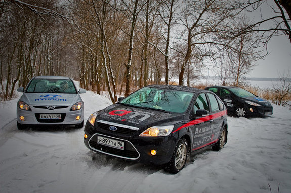 Ford Focus, Peugeot 308, Hyundai i30: кухня высокая и не очень