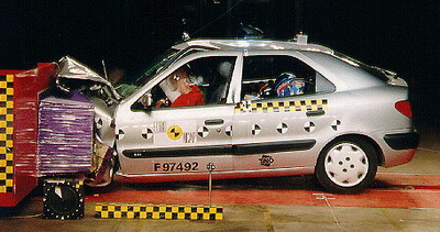 Краш-тест Citroen Xsara
