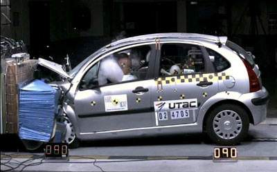 Краш-тест Citroen C3