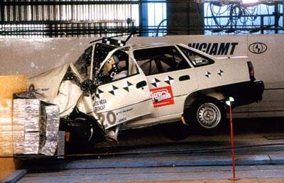 Краш-тест Daewoo Nexia