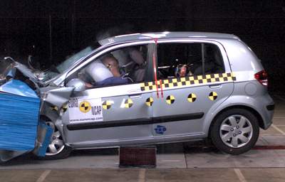 Краш-тест Hyundai Getz