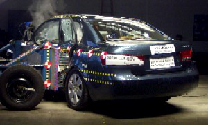 Боковой краш-тест Hyundai Sonata