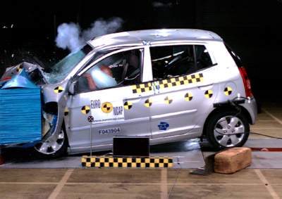 Краш-тест Kia Picanto
