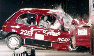 Краш-тест Nissan Micra