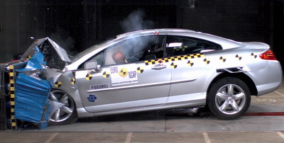 Краш-тест Peugeot 407 Coupe