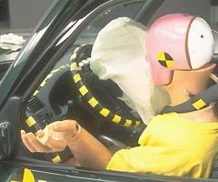 There was too much upward movement of the steering wheel