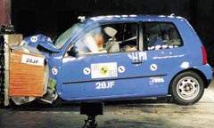 Краш-тест Volkswagen Lupo