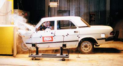 Краш-тест ГАЗ-3110 Волга